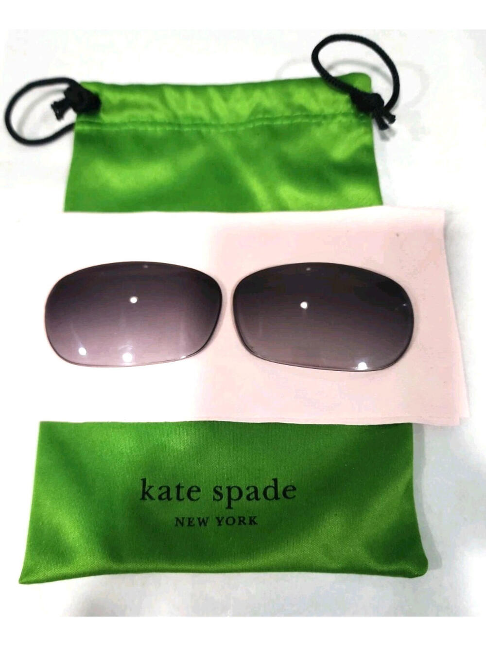 Kate Spade Aubrey/S Y30 Gray Gradeient Sunglasses Lenses w Pouch + Cloth